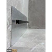 Silver Reversible Skirting 50mm for Developers| DoorHub UAE
